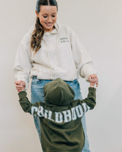 Childhood Elevated Fleece Hoodie – Customizable Year Embroidery Youth | Little Mama Shirt Shop Little Mama Shirt Shop LLC