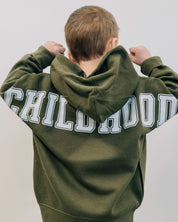 Childhood Elevated Fleece Hoodie – Customizable Year Embroidery Youth | Little Mama Shirt Shop Little Mama Shirt Shop LLC