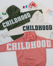 Childhood Elevated Fleece Hoodie – Customizable Year Embroidery Youth | Little Mama Shirt Shop Little Mama Shirt Shop LLC
