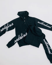 Redefine Motherhood – Women's Full Zip Sweatshirt | Little Mama Shirt Shop Little Mama Shirt Shop LLC