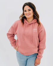 Motherhood Elevated Fleece Hoodie – Customizable Year Embroidery | Little Mama Shirt Shop Little Mama Shirt Shop LLC