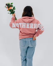 Motherhood Elevated Fleece Hoodie – Customizable Year Embroidery | Little Mama Shirt Shop Little Mama Shirt Shop LLC