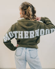 Motherhood Elevated Fleece Hoodie – Customizable Year Embroidery | Little Mama Shirt Shop Little Mama Shirt Shop LLC