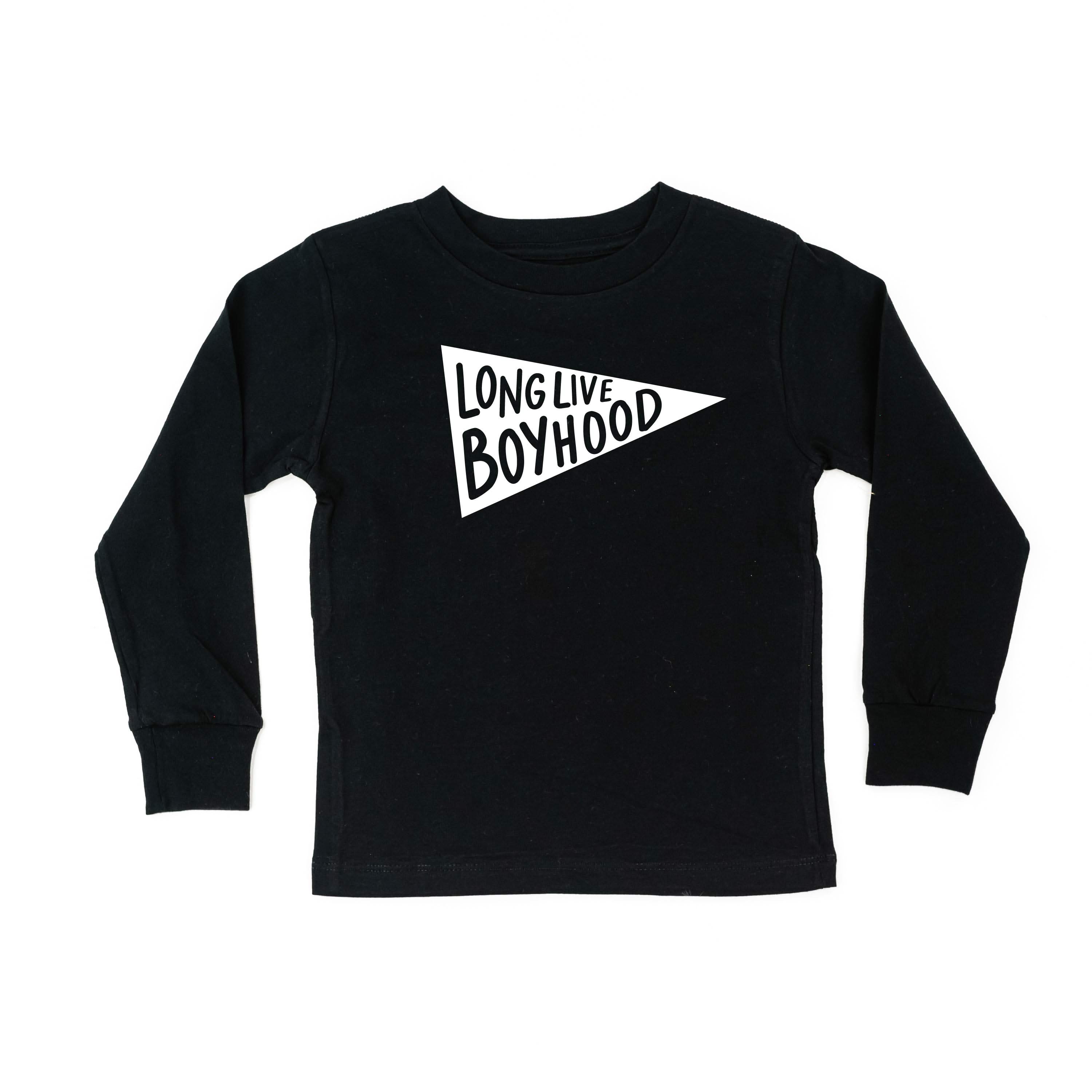 Long Live Boyhood - Child LONG SLEEVE Tee Little Mama Shirt Shop