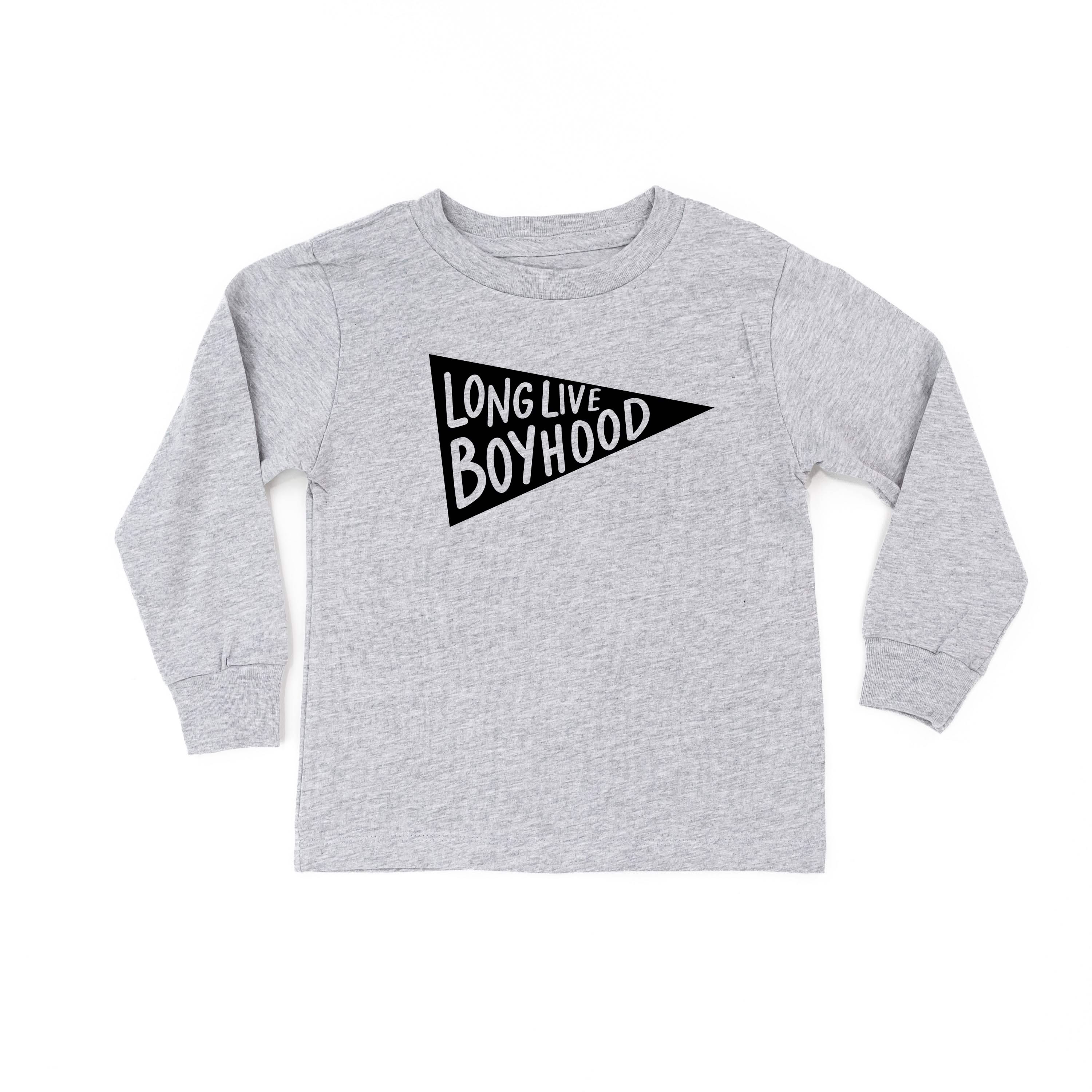 Long Live Boyhood - Child LONG SLEEVE Tee Little Mama Shirt Shop
