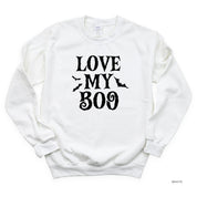 LOVE MY BOO - Singular - (Bats) - Basic Fleece Crewneck Little Mama Shirt Shop LLC