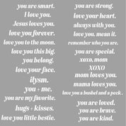 Love Notes - Outline Lightning Bolt Trio (center&sd) - Child Sweater Little Mama Shirt Shop