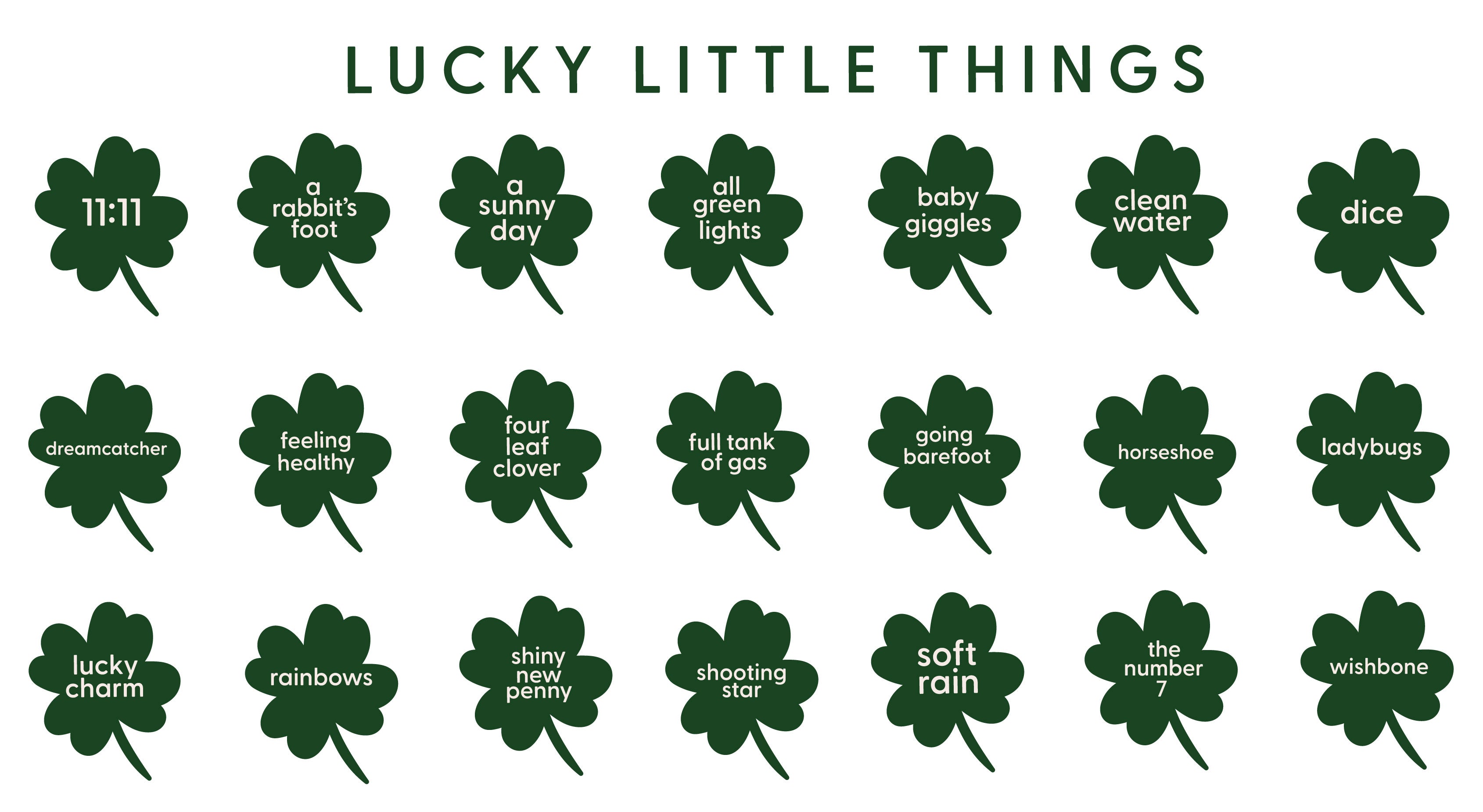 Lucky Little Things (choose 3!) - Unisex Tee Little Mama Shirt Shop