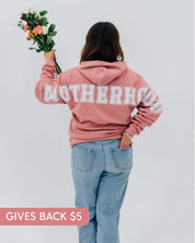 Motherhood Elevated Fleece Hoodie – Customizable Year Embroidery | Little Mama Shirt Shop Little Mama Shirt Shop LLC