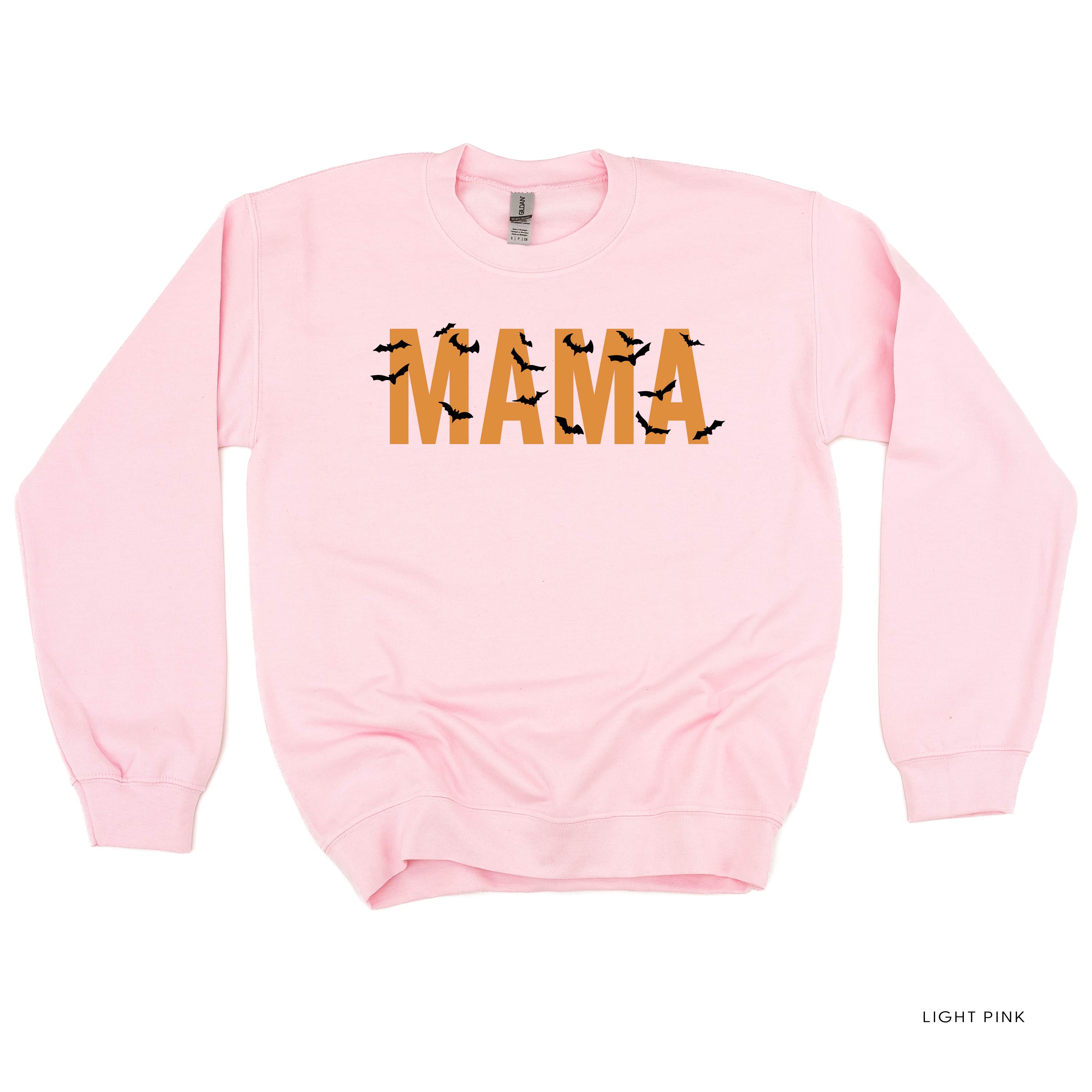 MAMA - Bats - Basic Fleece Crewneck Little Mama Shirt Shop LLC
