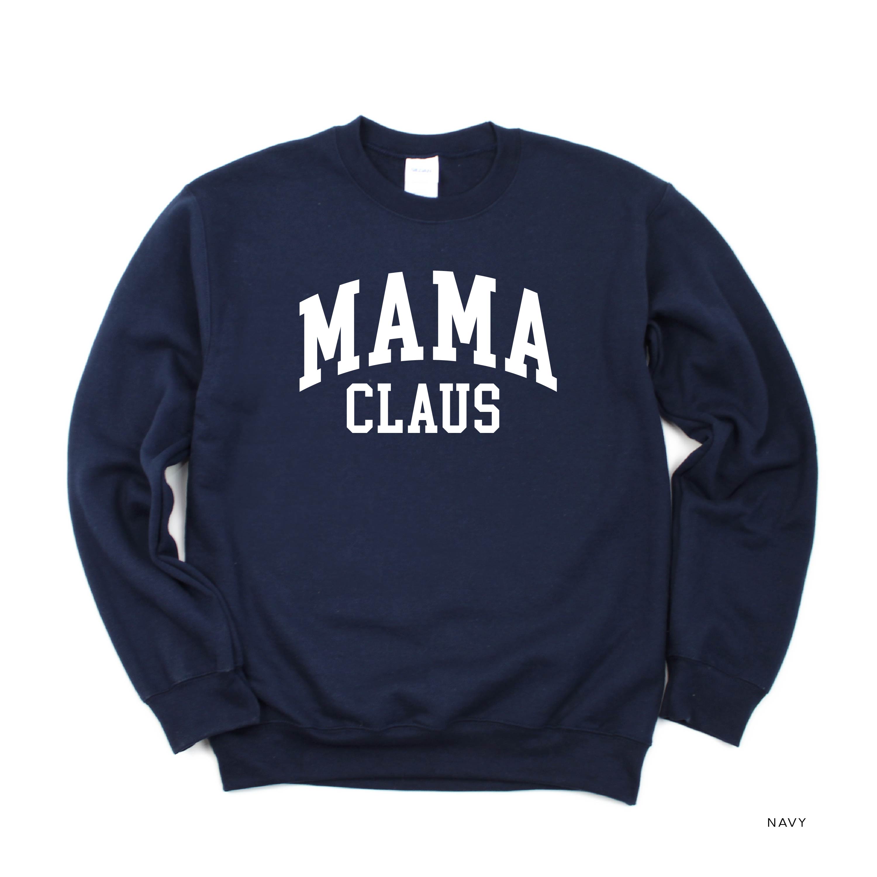 Mama Claus - BASIC Fleece Little Mama Shirt Shop LLC