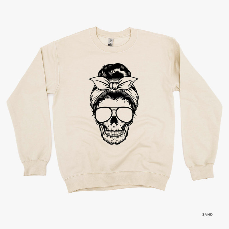 Mama Skull - Basic Fleece Crewneck