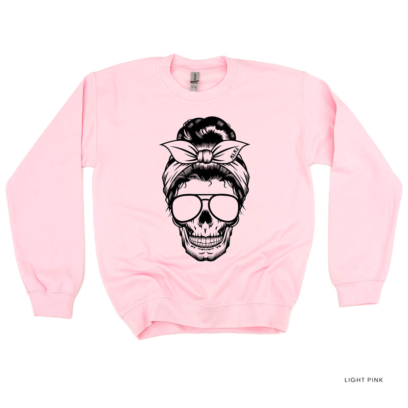 Mama Skull - Basic Fleece Crewneck