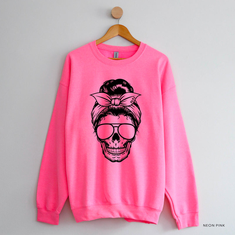 Mama Skull - Basic Fleece Crewneck