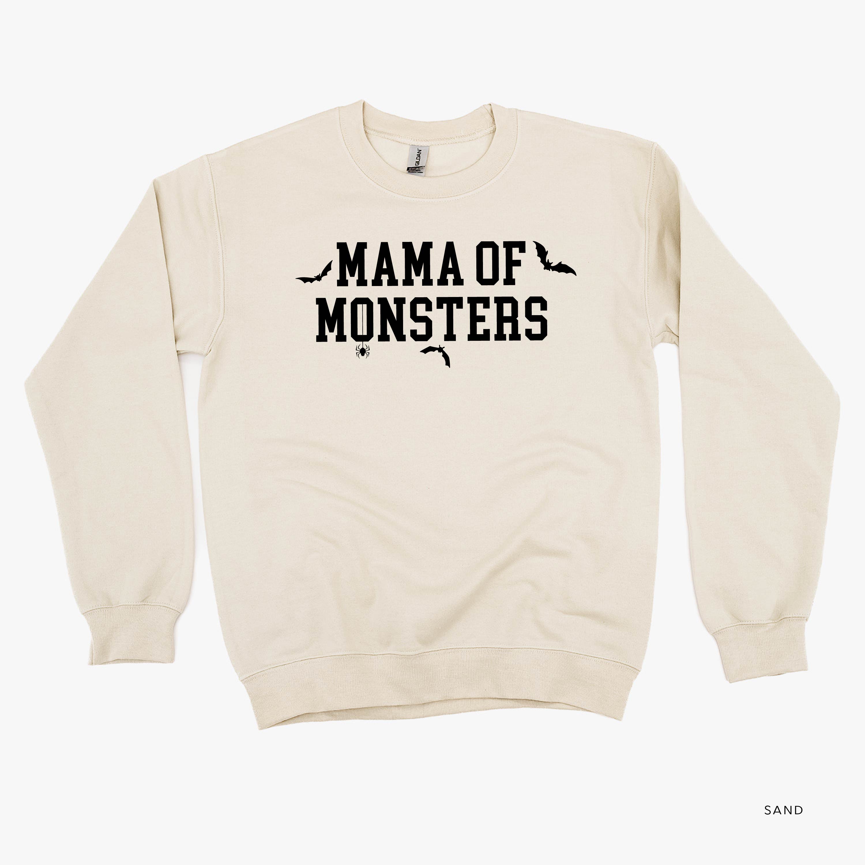 Mama of Monsters - Basic Fleece Crewneck Little Mama Shirt Shop LLC