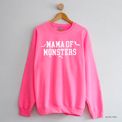 Mama of Monsters - Basic Fleece Crewneck Little Mama Shirt Shop LLC