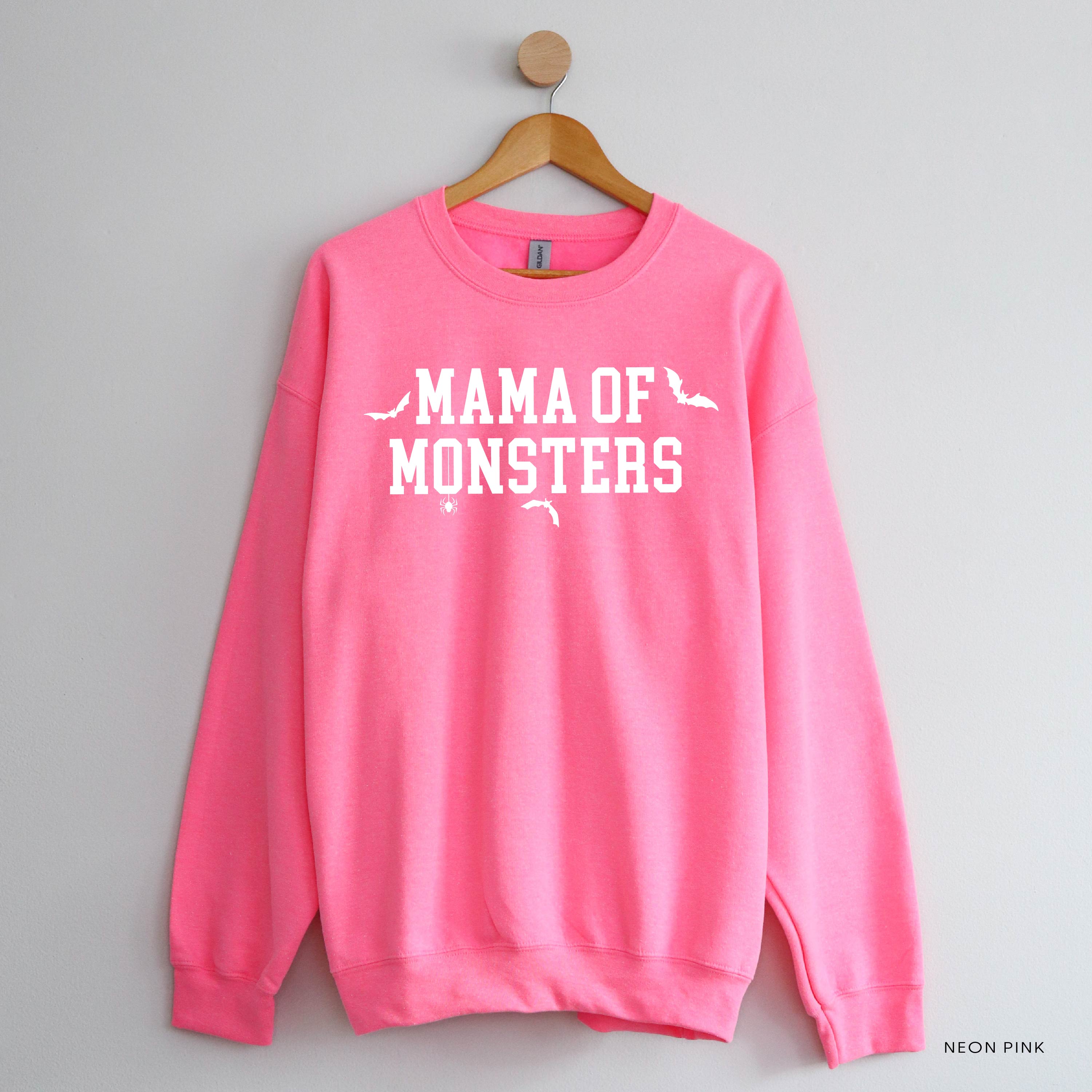 Mama of Monsters - Basic Fleece Crewneck Little Mama Shirt Shop LLC