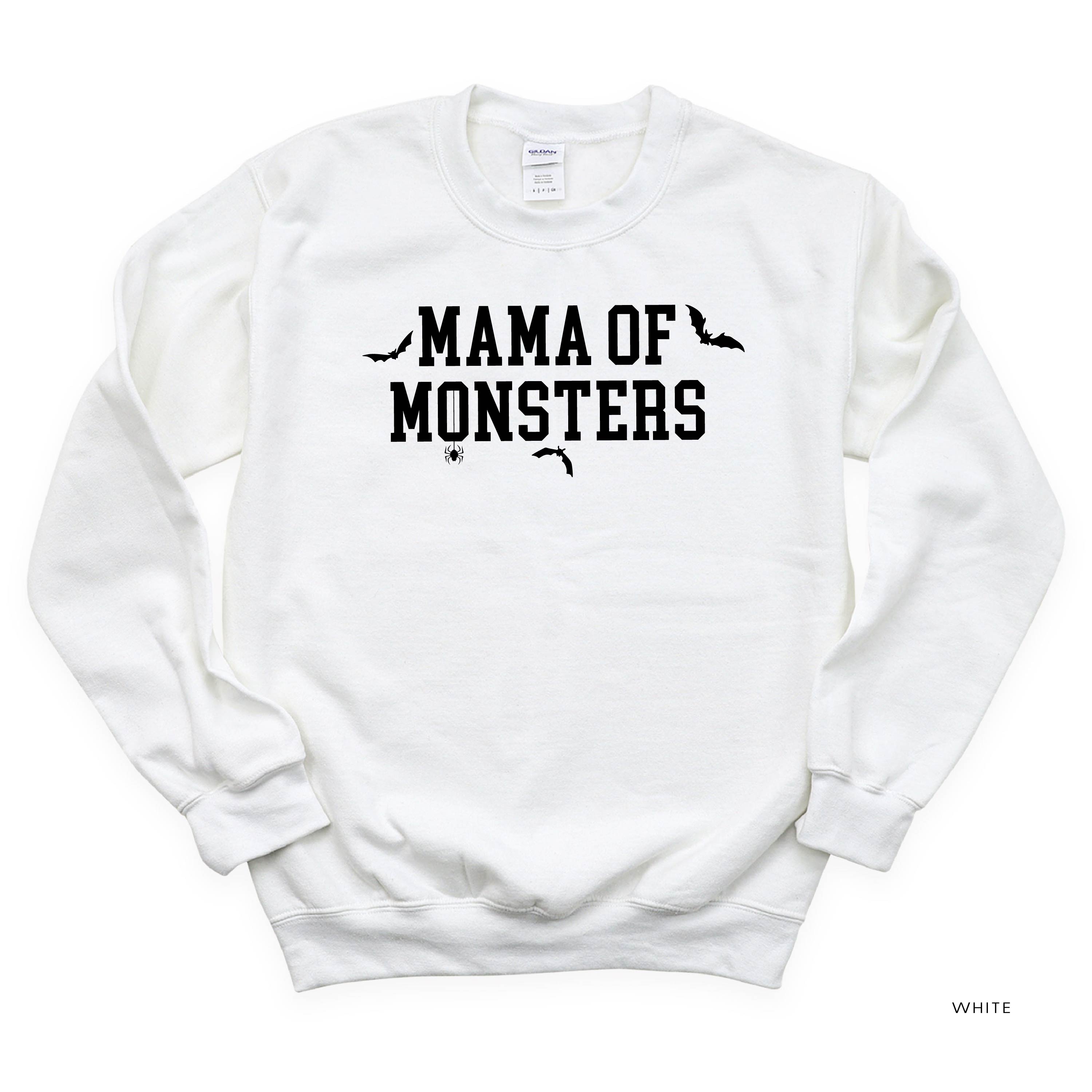Mama of Monsters - Basic Fleece Crewneck Little Mama Shirt Shop LLC