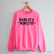 Mama of a Monster - Basic Fleece Crewneck Little Mama Shirt Shop LLC