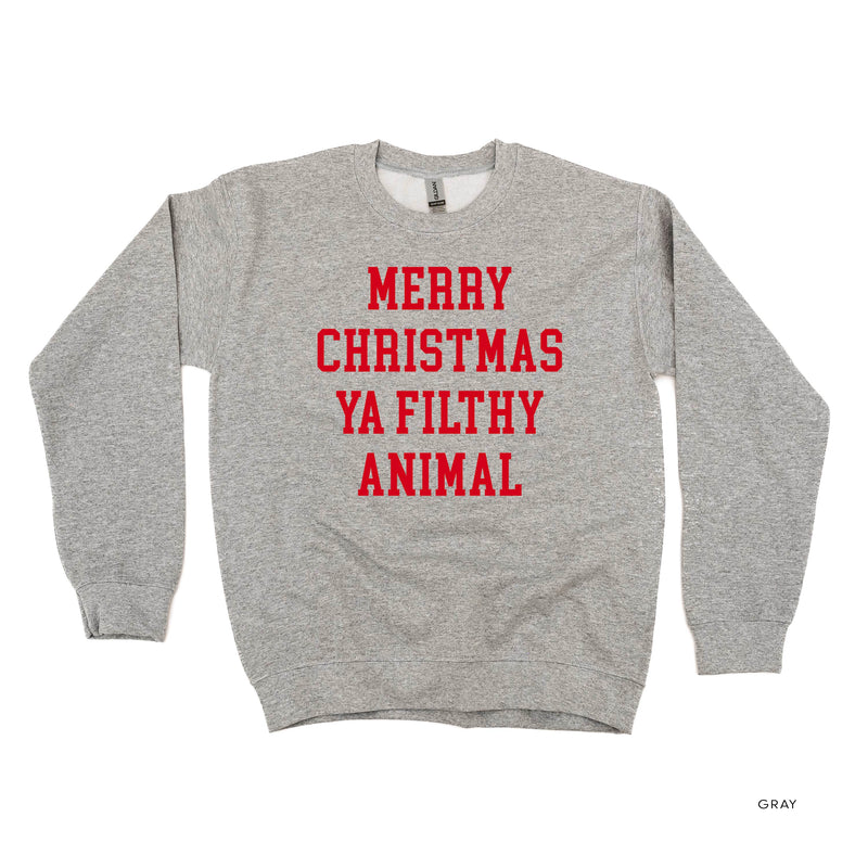 Merry Christmas Ya Filthy Animal - BASIC Fleece