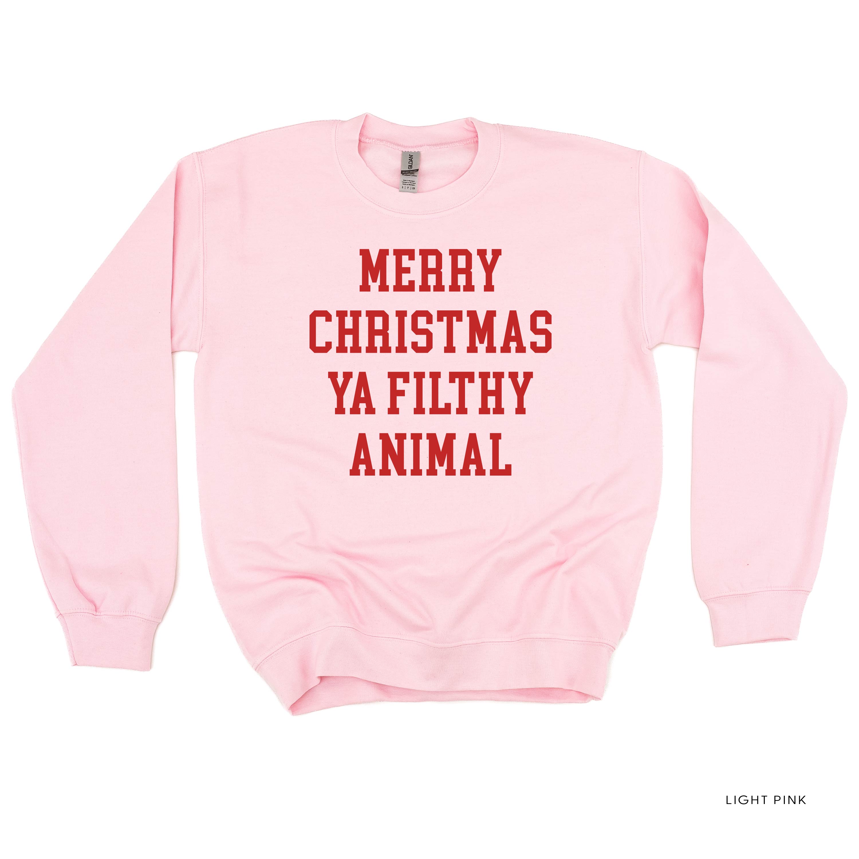Merry Christmas Ya Filthy Animal - BASIC Fleece Little Mama Shirt Shop LLC