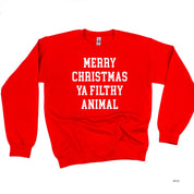 Merry Christmas Ya Filthy Animal - BASIC Fleece Little Mama Shirt Shop LLC