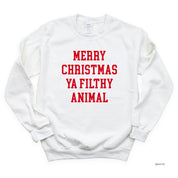 Merry Christmas Ya Filthy Animal - BASIC Fleece Little Mama Shirt Shop LLC