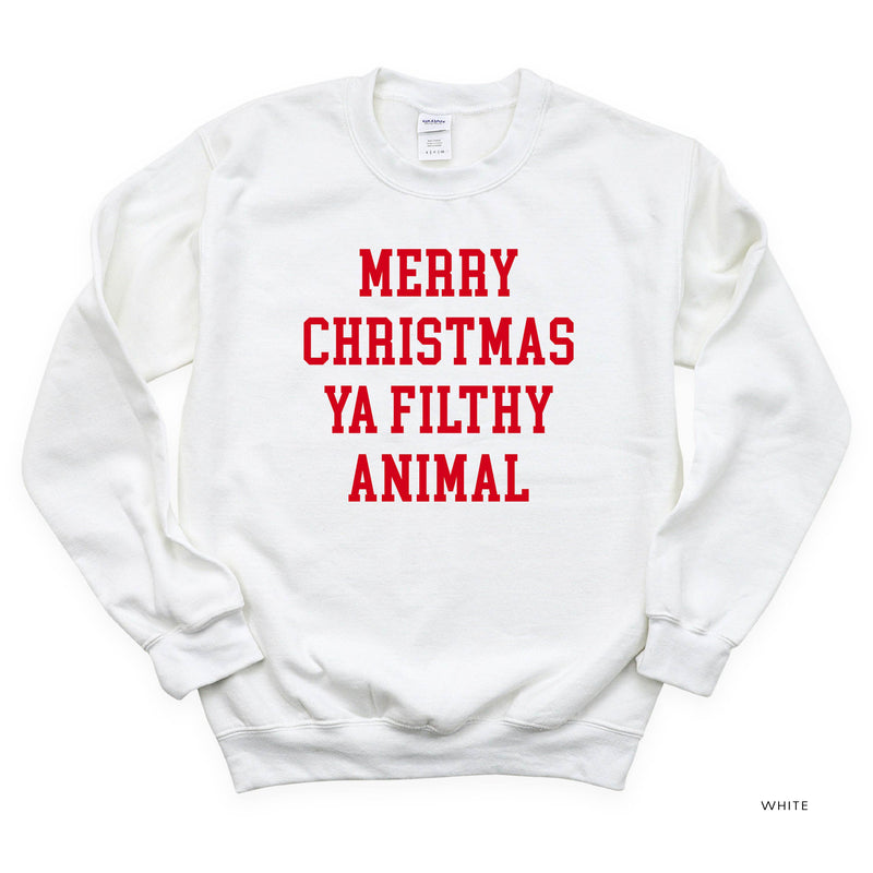 Merry Christmas Ya Filthy Animal - BASIC Fleece