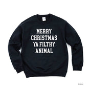 Merry Christmas Ya Filthy Animal - BASIC Fleece Little Mama Shirt Shop LLC