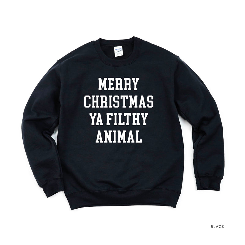 Merry Christmas Ya Filthy Animal - BASIC Fleece