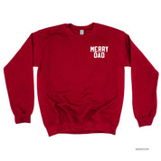 Merry Dad (pocket) - BASIC Fleece Little Mama Shirt Shop LLC