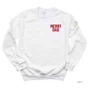 Merry Dad (pocket) - BASIC Fleece Little Mama Shirt Shop LLC