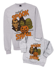 Midnight Spook Show - Set of 2 Gray Basic Fleece Sweaters Little Mama Shirt Shop