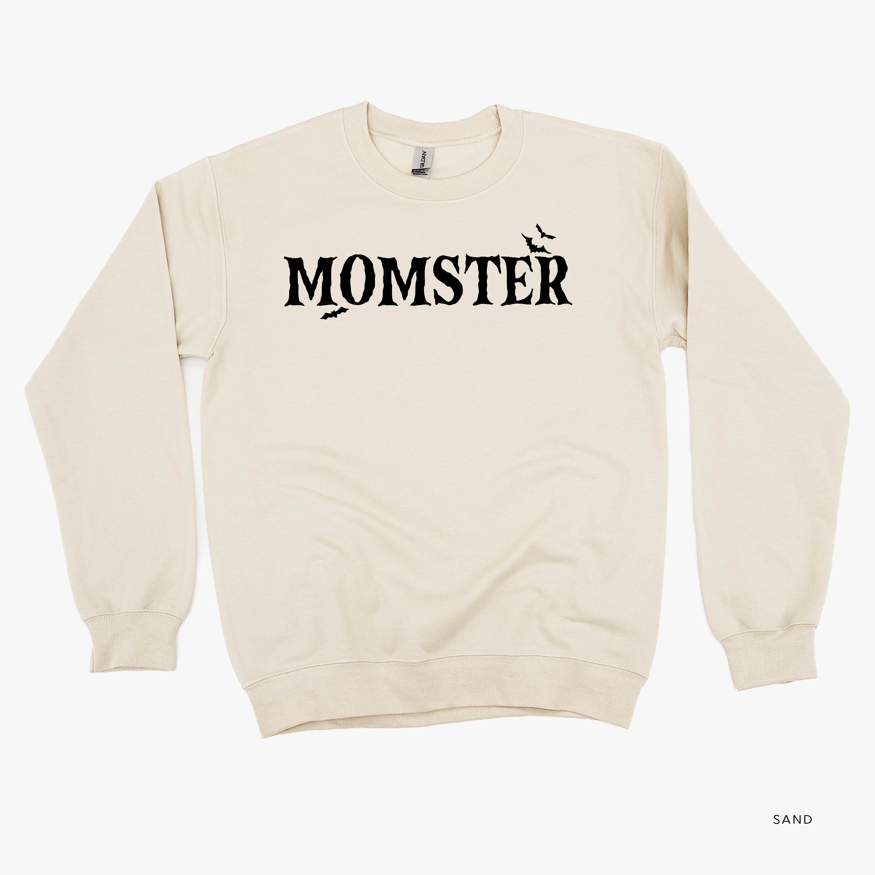 Momster - Basic Fleece Crewneck Little Mama Shirt Shop LLC