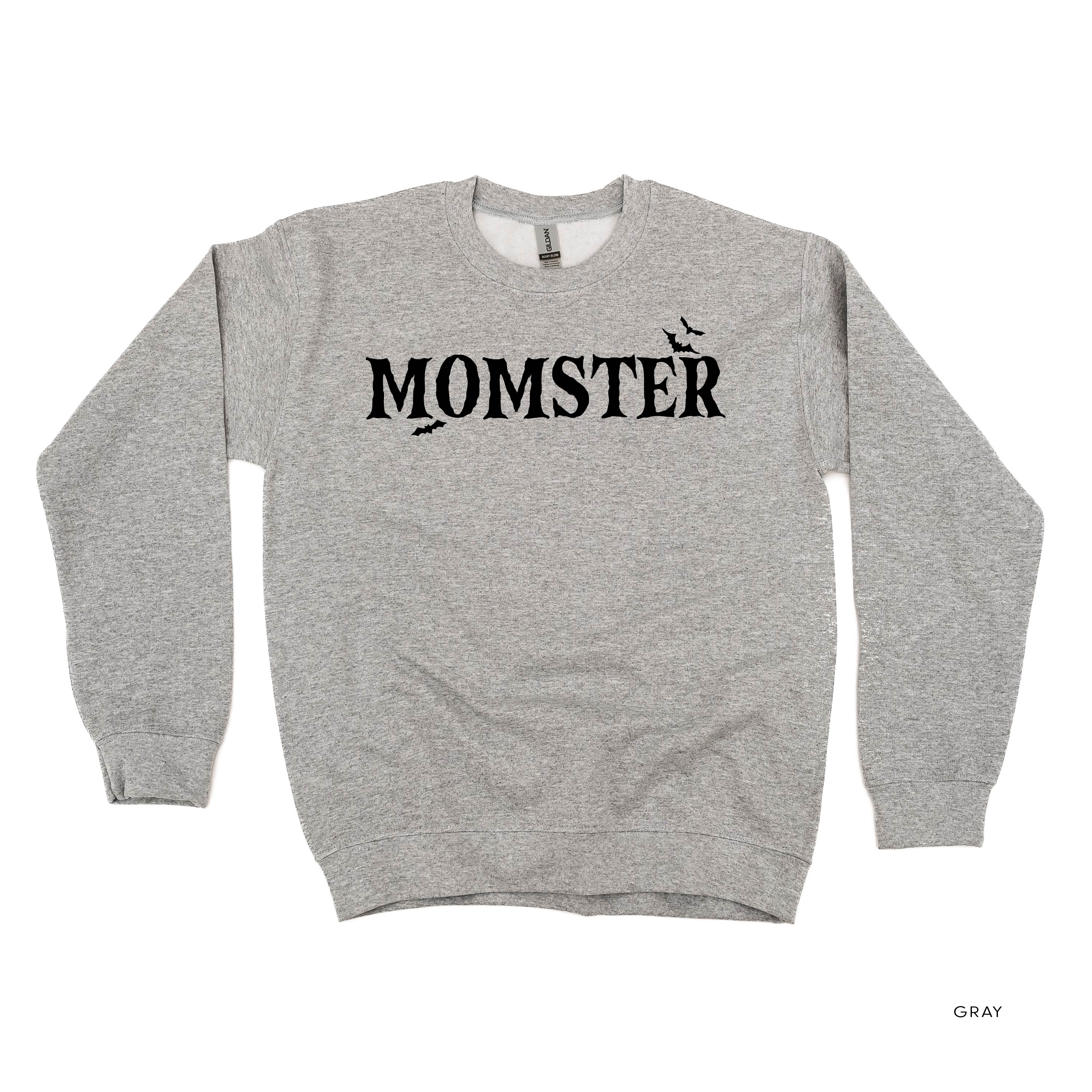 Momster - Basic Fleece Crewneck Little Mama Shirt Shop LLC
