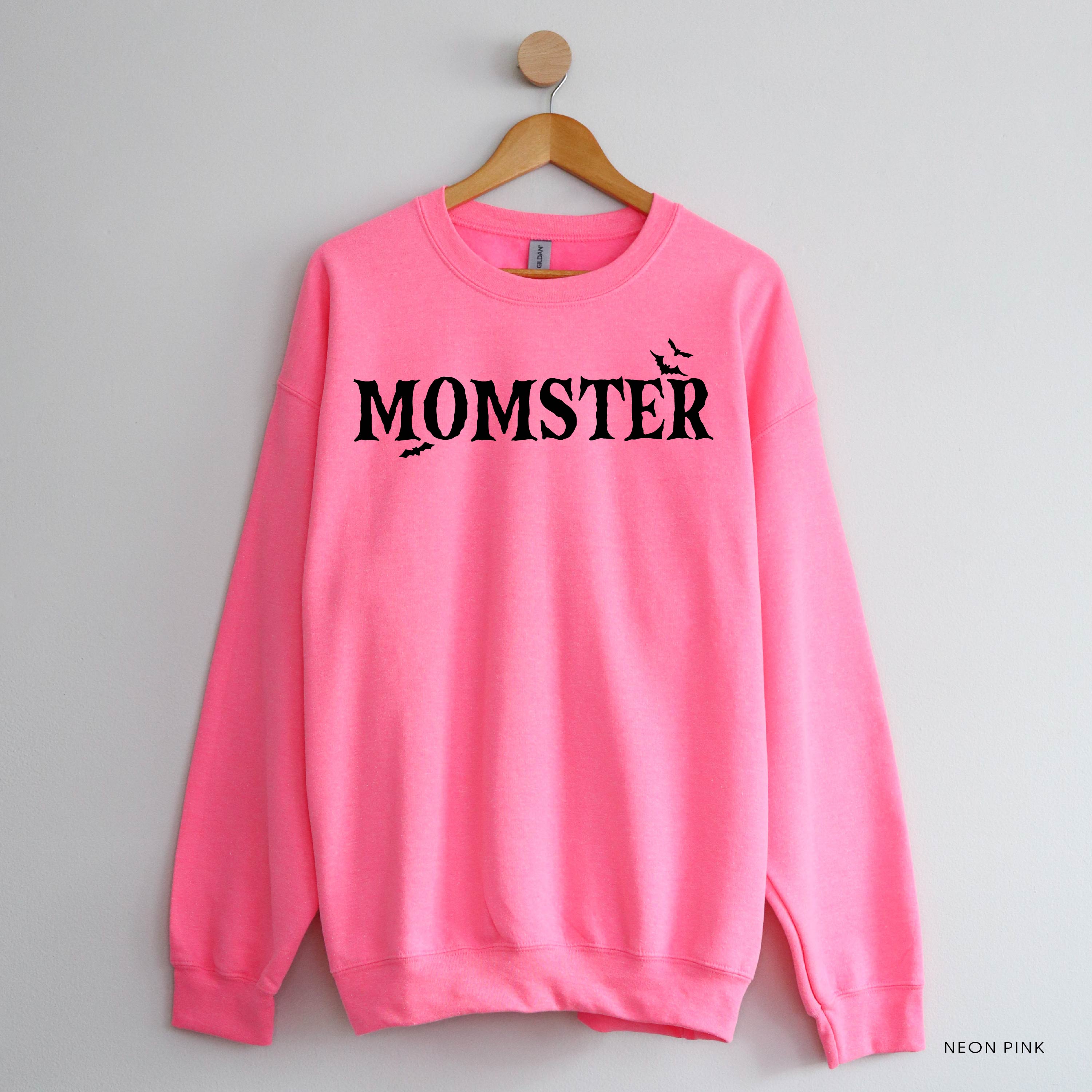 Momster - Basic Fleece Crewneck Little Mama Shirt Shop LLC