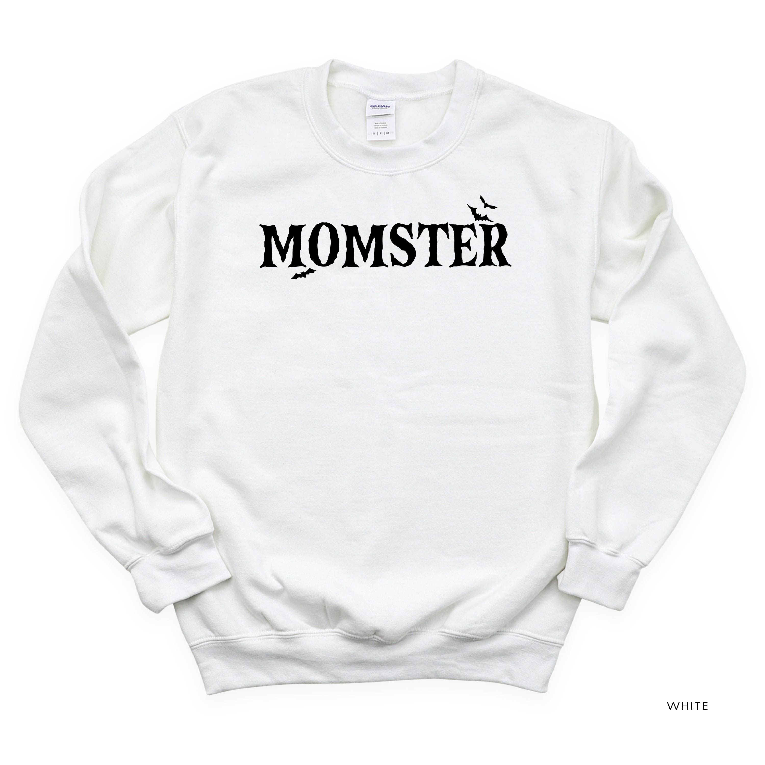 Momster - Basic Fleece Crewneck Little Mama Shirt Shop LLC