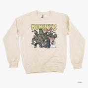 Monster Mash - Basic Fleece Crewneck Little Mama Shirt Shop LLC