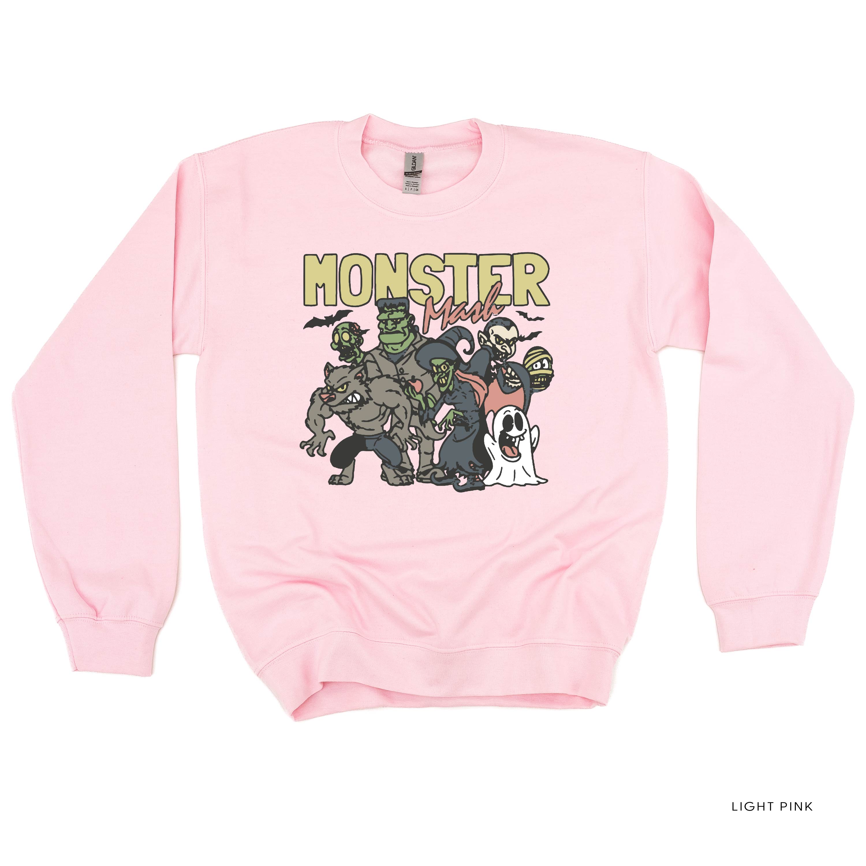 Monster Mash - Basic Fleece Crewneck Little Mama Shirt Shop LLC