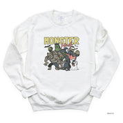 Monster Mash - Basic Fleece Crewneck Little Mama Shirt Shop LLC