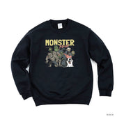 Monster Mash - Basic Fleece Crewneck Little Mama Shirt Shop LLC