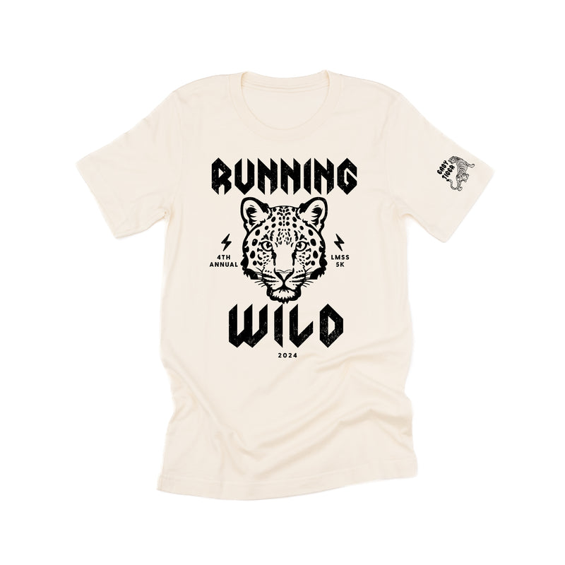 Adult Unisex Tee - RUNNING WILD - 2024 5K Registration and Race Day Shirt