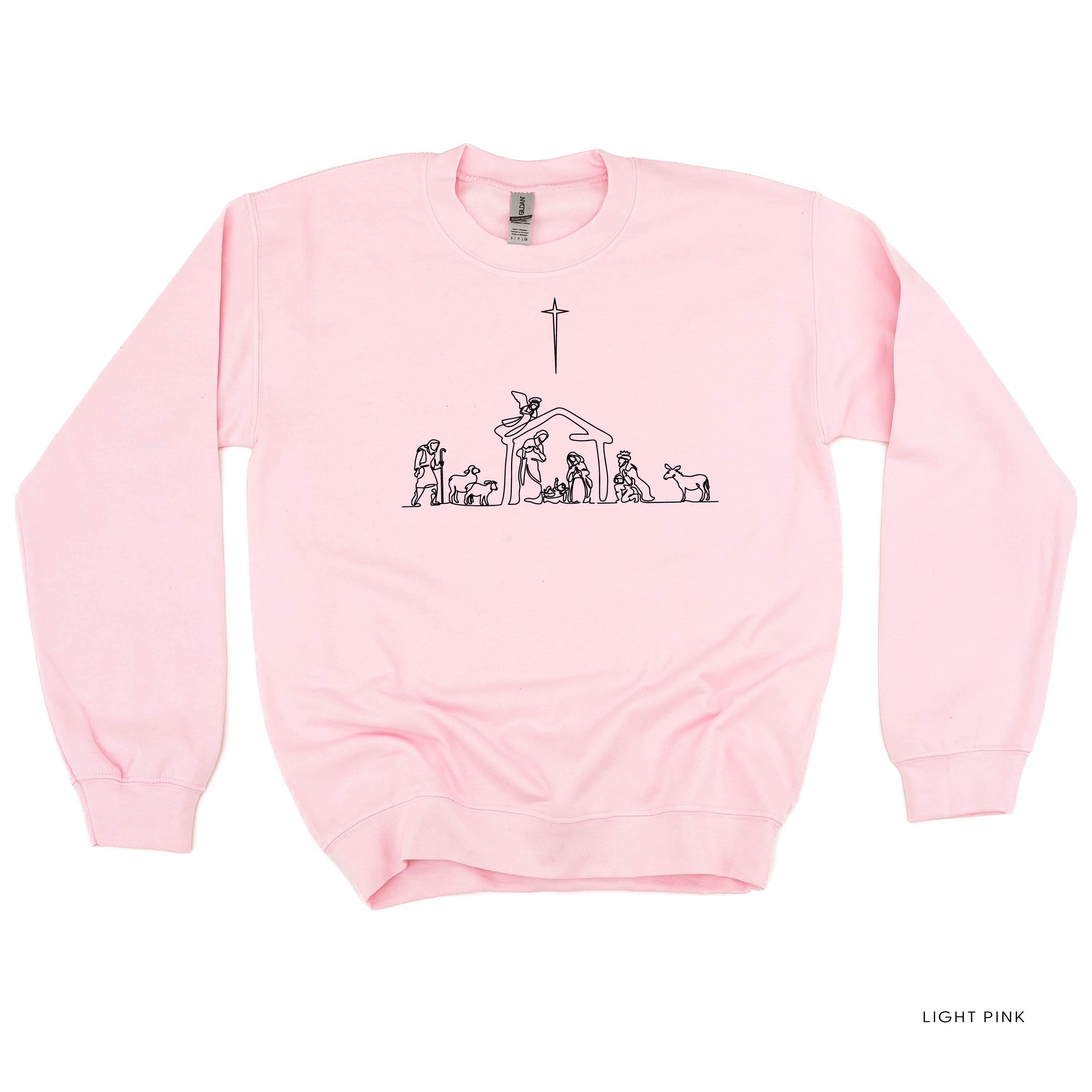 Nativity Scene - BASIC Fleece Little Mama Shirt Shop LLC