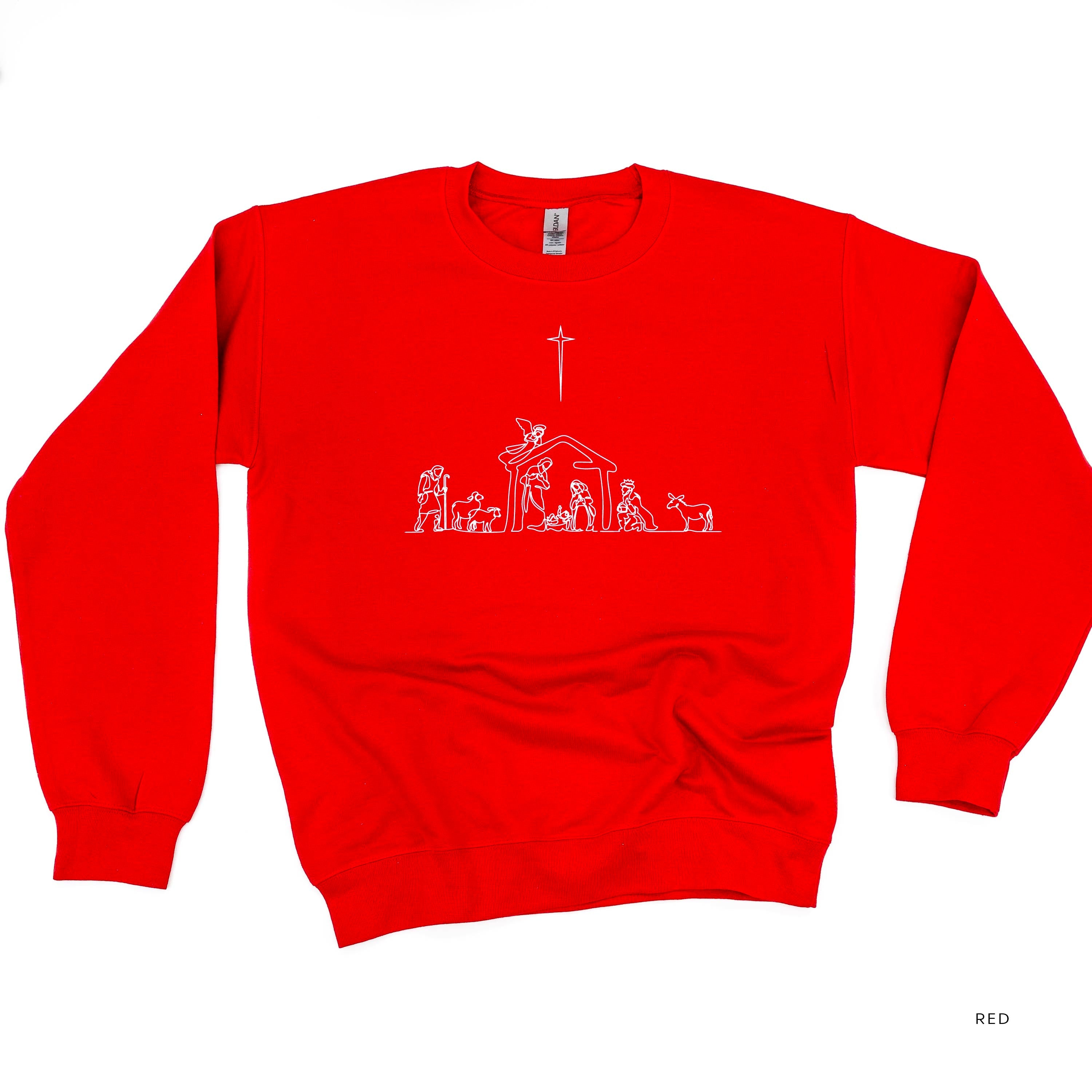 Nativity Scene - BASIC Fleece Little Mama Shirt Shop LLC