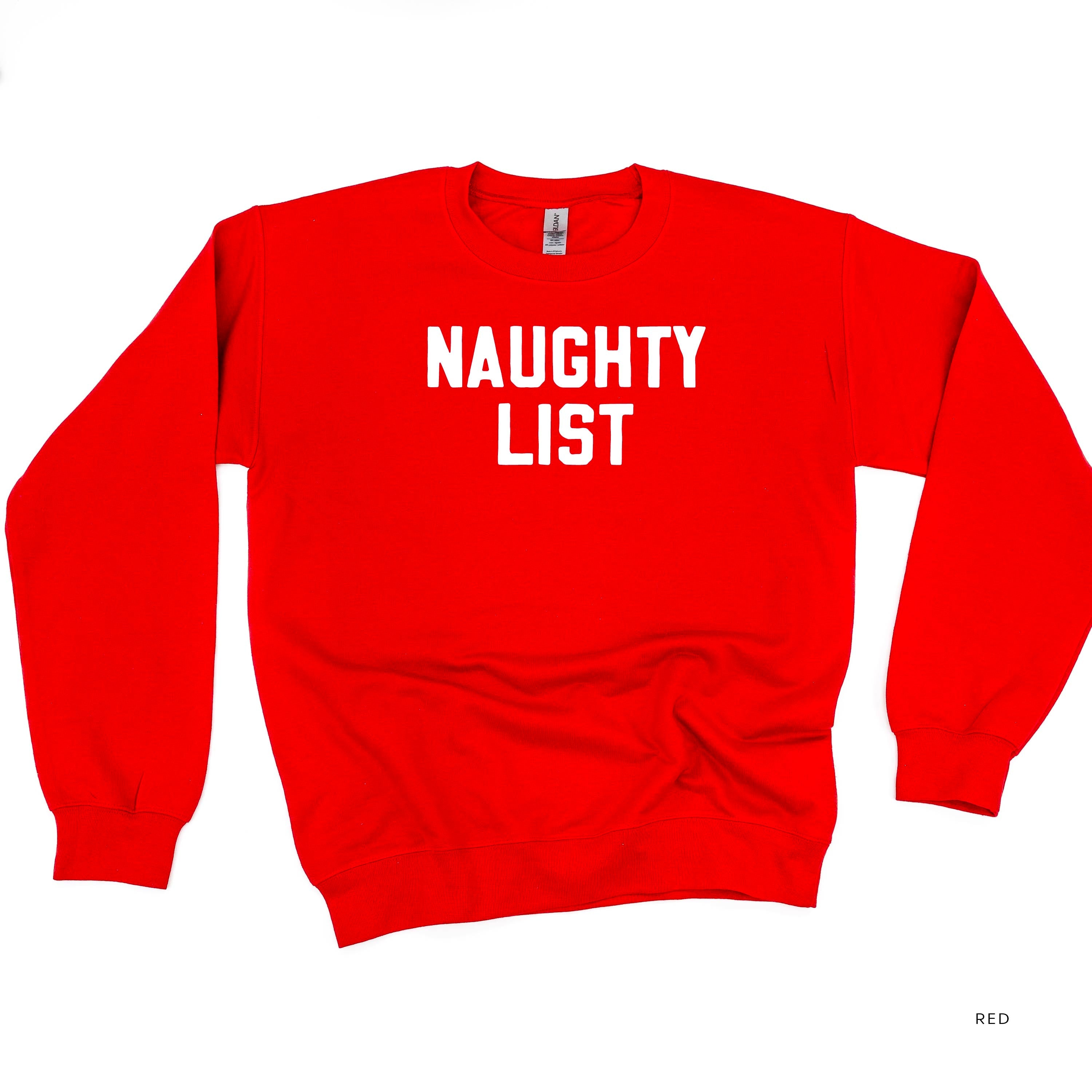 Naughty List - BASIC Fleece Little Mama Shirt Shop LLC