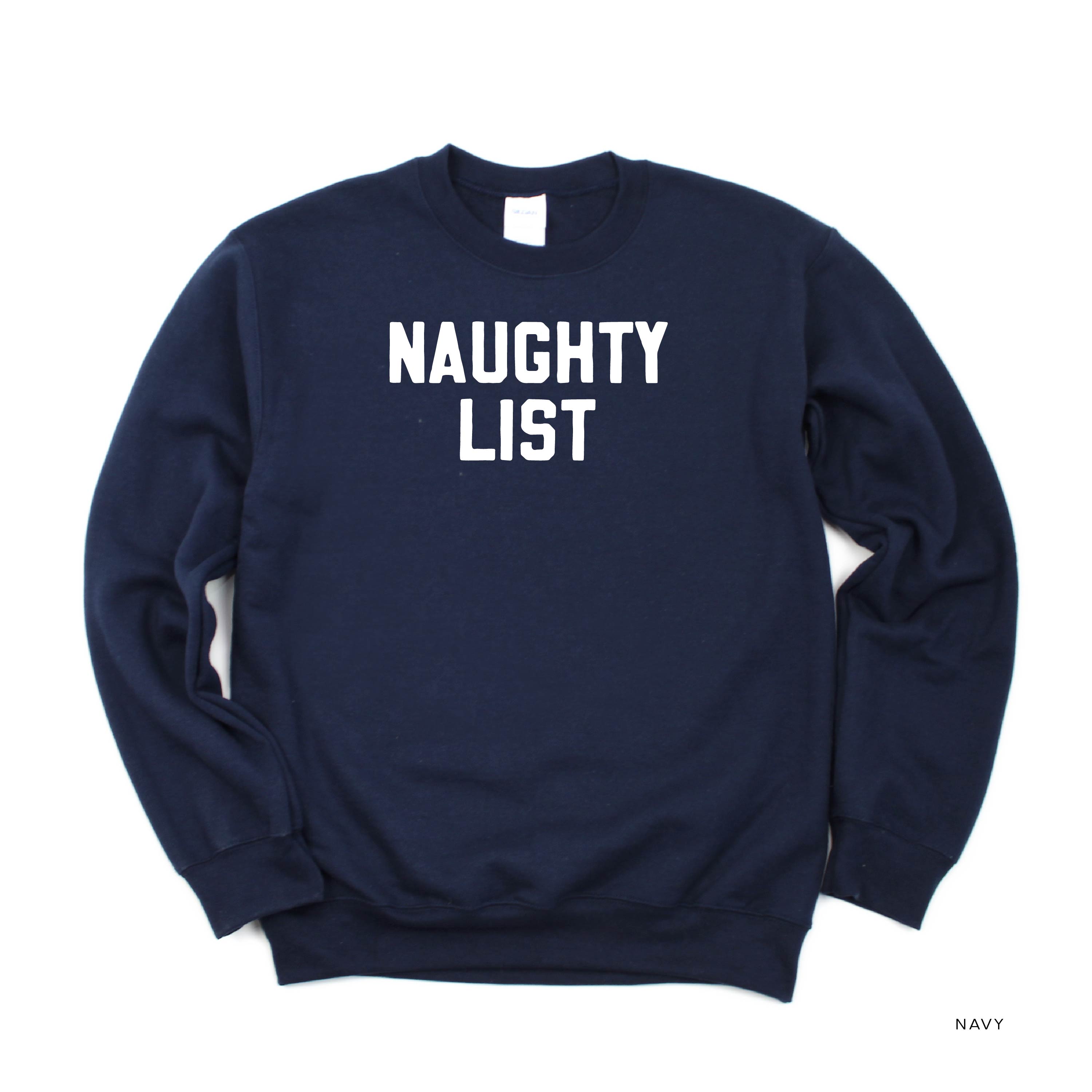 Naughty List - BASIC Fleece Little Mama Shirt Shop LLC