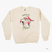 Naughty Or Nice? - BASIC Fleece Little Mama Shirt Shop LLC