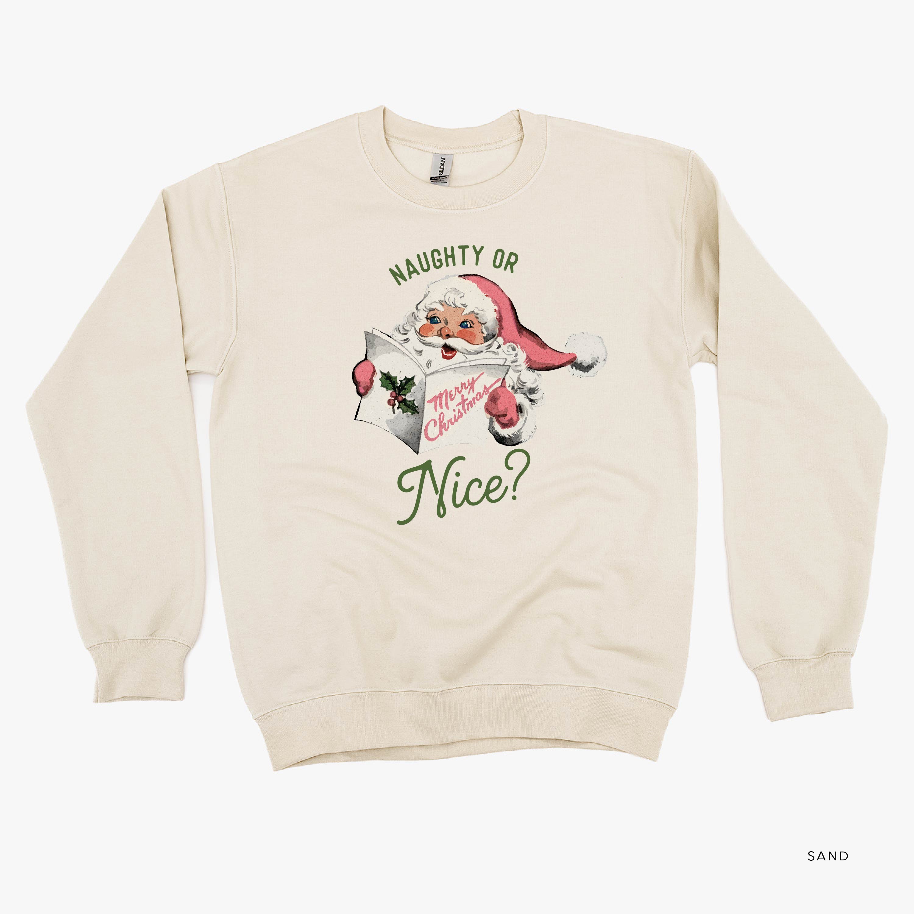 Naughty Or Nice? - BASIC Fleece Little Mama Shirt Shop LLC