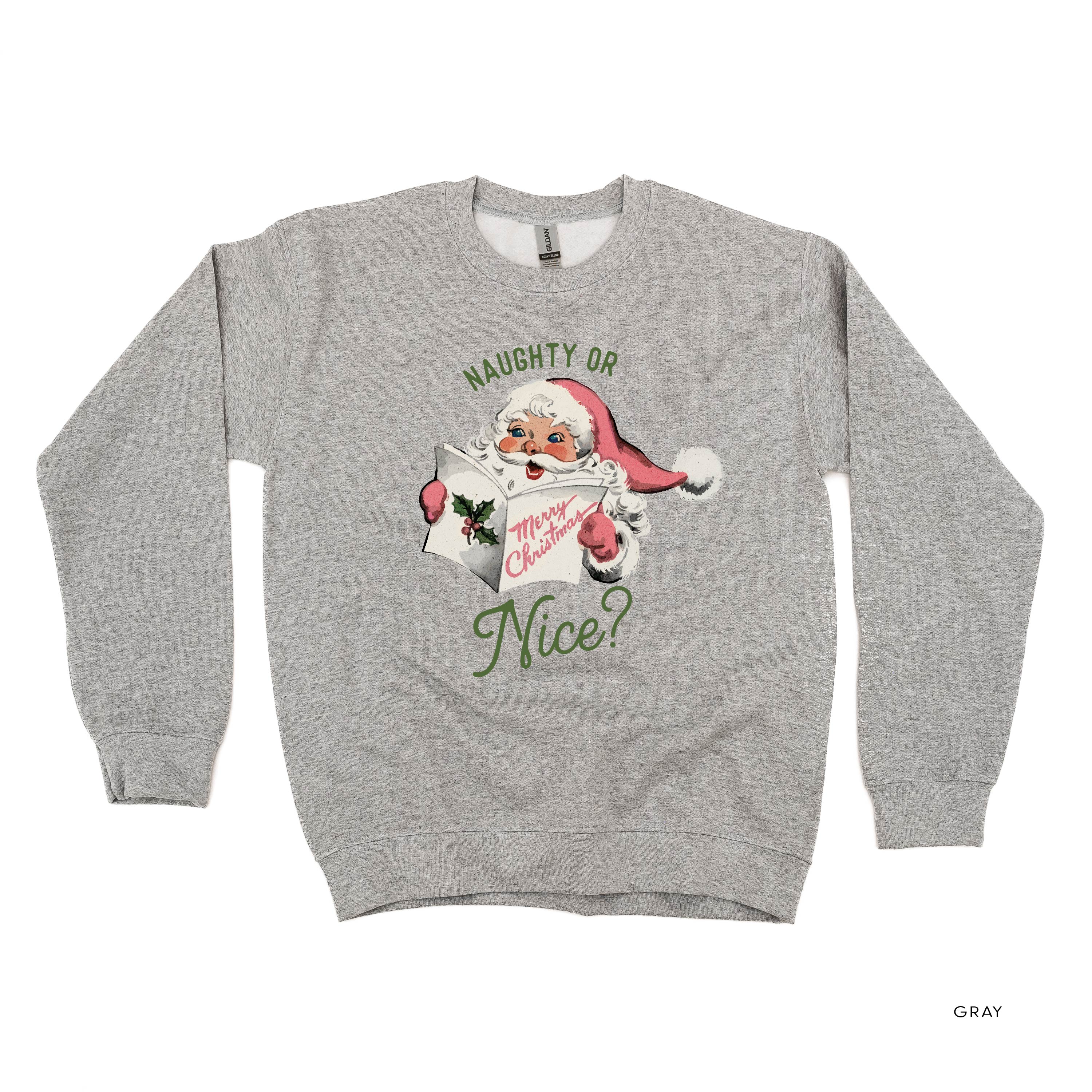 Naughty Or Nice? - BASIC Fleece Little Mama Shirt Shop LLC