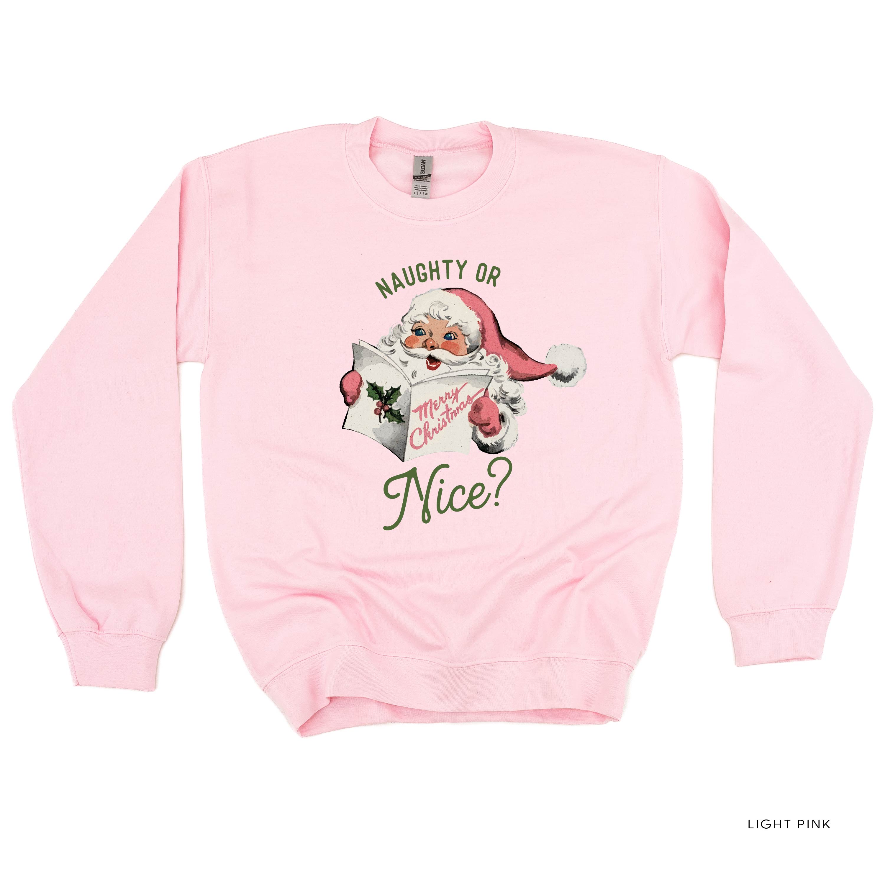 Naughty Or Nice? - BASIC Fleece Little Mama Shirt Shop LLC